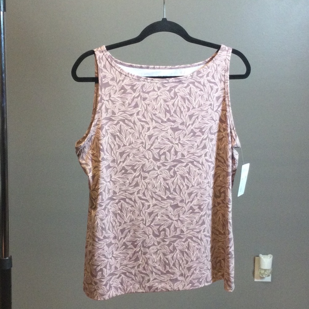 NWT L Jockey purple/pink modal tank